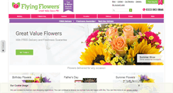 Desktop Screenshot of flyingflowers.co.uk